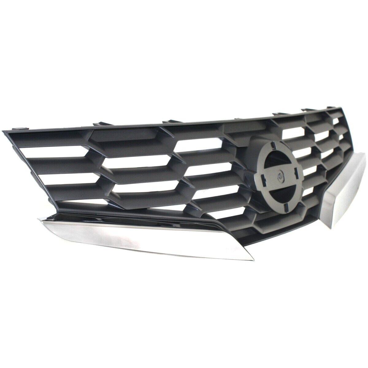 2008 Nissan Altima Coupe Grille Chrome/Black , NI1200225. OEM-style replacement.