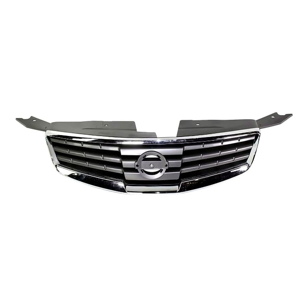 2007-2008 Nissan Maxima Front Grille Black, ni1200227. Front view.