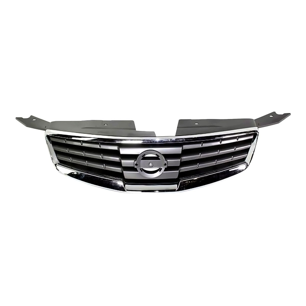 2007-2008 Nissan Maxima Front Grille Black, ni1200227. Front view.