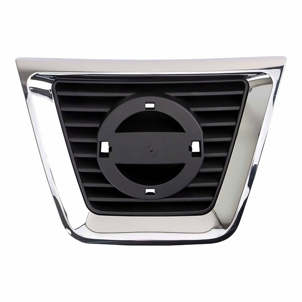 2008-2010 Nissan Rogue Grille Chrome Black, ni1200230. Front view.