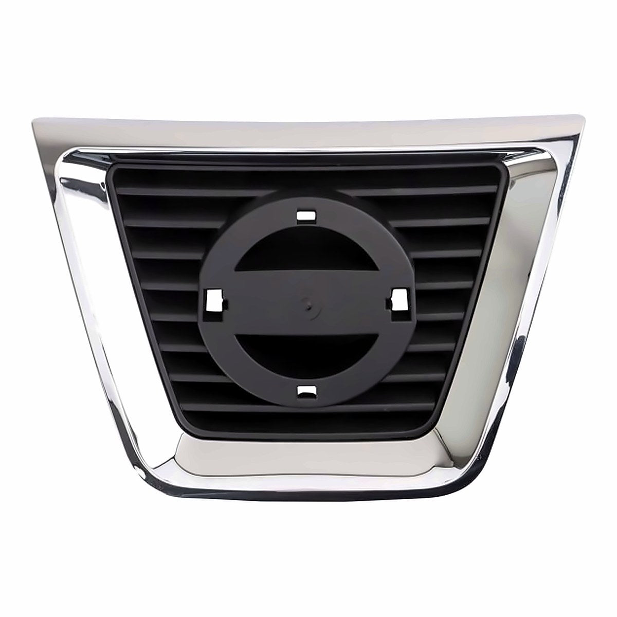 2008-2010 Nissan Rogue Grille Chrome Black, ni1200230. Front view.