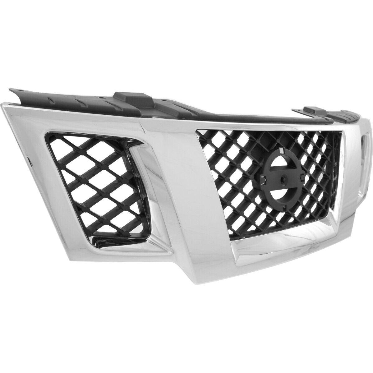 2009-2021 Nissan Frontier Grille Black- Chrome , NI1200233. Professional-grade auto body part.