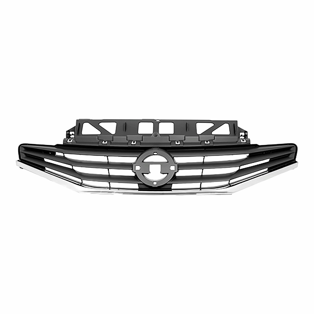 2014-2016 Nissan Versa Hatchback Grille Note, ni1200257. Front view.