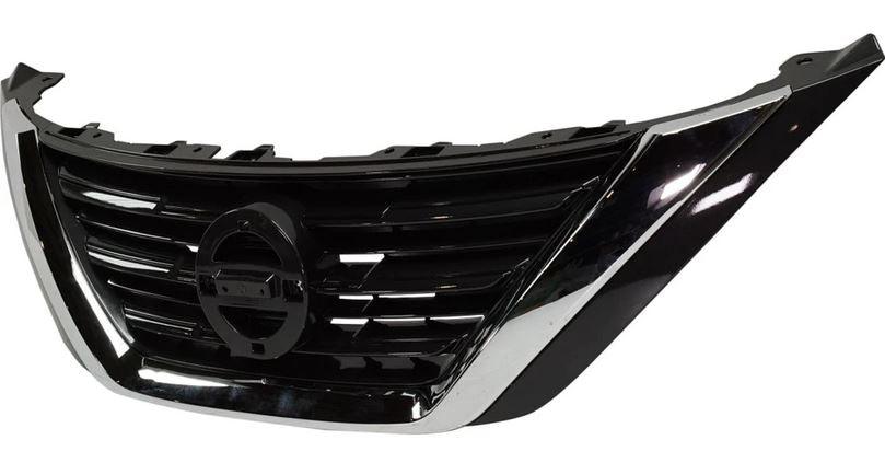 2016-2018 Nissan Altima Sedan Grille Upper Ptd Silver Gray With Chrome Moulding , NI1200283. High-quality aftermarket part.