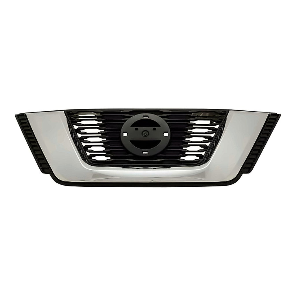 2017-2018 Nissan Rogue Grille Matte, ni1200285. Front view.