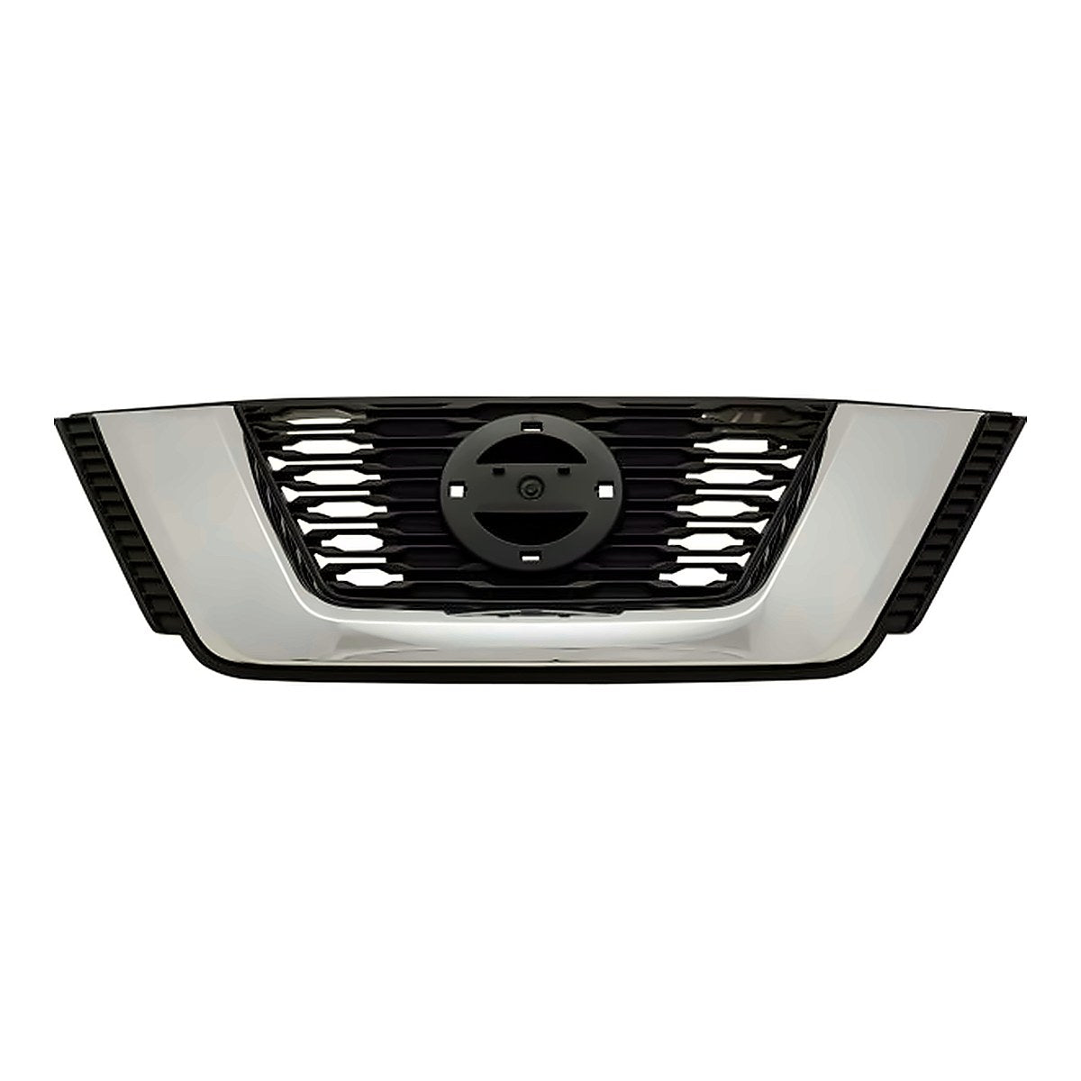 2017-2018 Nissan Rogue Grille Matte, ni1200285. Front view.