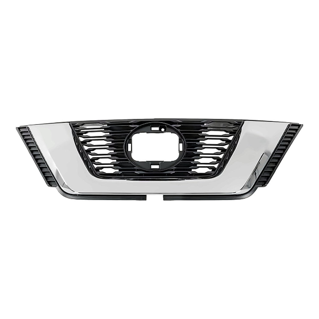 2018-2020 Nissan Rogue Grille Chrome Textured, ni1200291. Front view.