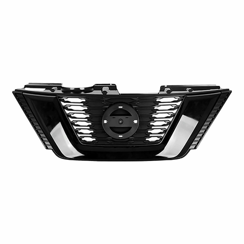 2017-Niss N Rogue Grille W Black, ni1200303. Front view.