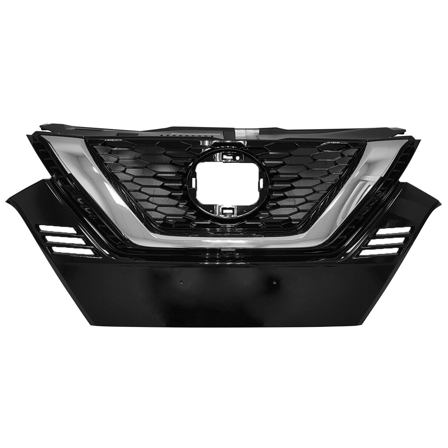 2020-2023 Nissan Qashqai Grille Front Bright Black , NI1200320. Tested for reliable performance.