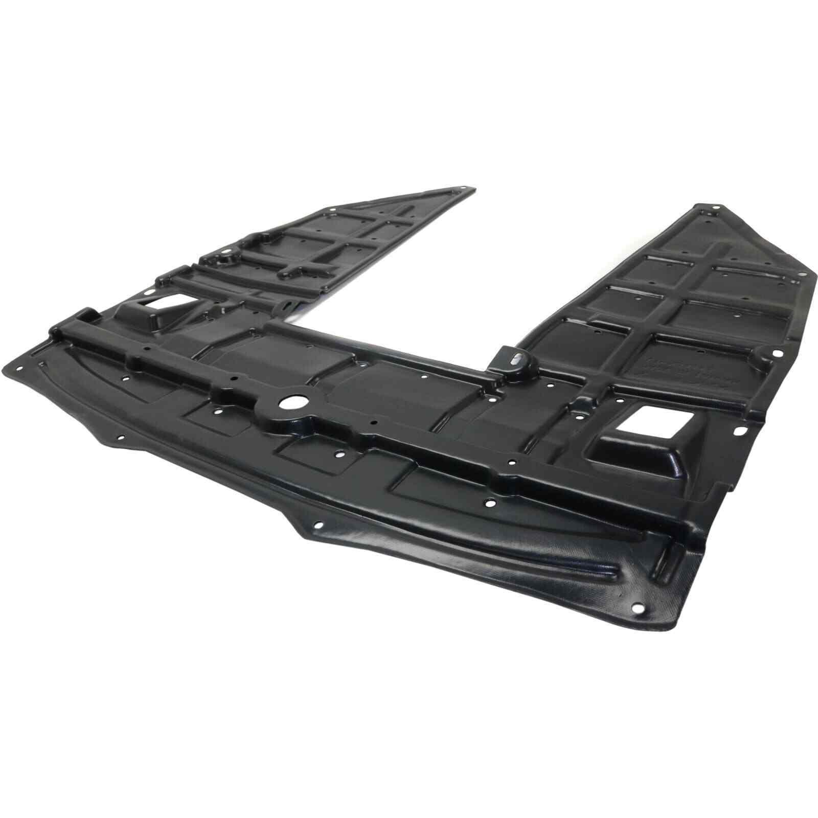 2015-2023 Nissan Murano Undercar Shield Front Forward Vacuum Molded , NI1228165. Side view of the replacement part.