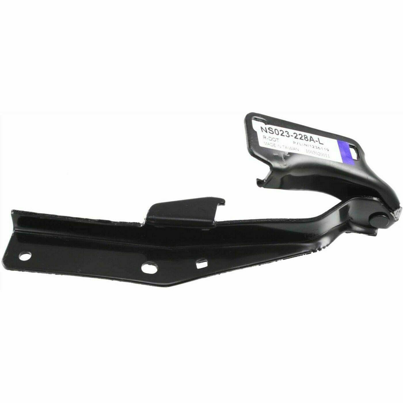2002-2006 Nissan Altima Sedan Hood Hinge Driver Side , NI1236119. Side view of the replacement part.