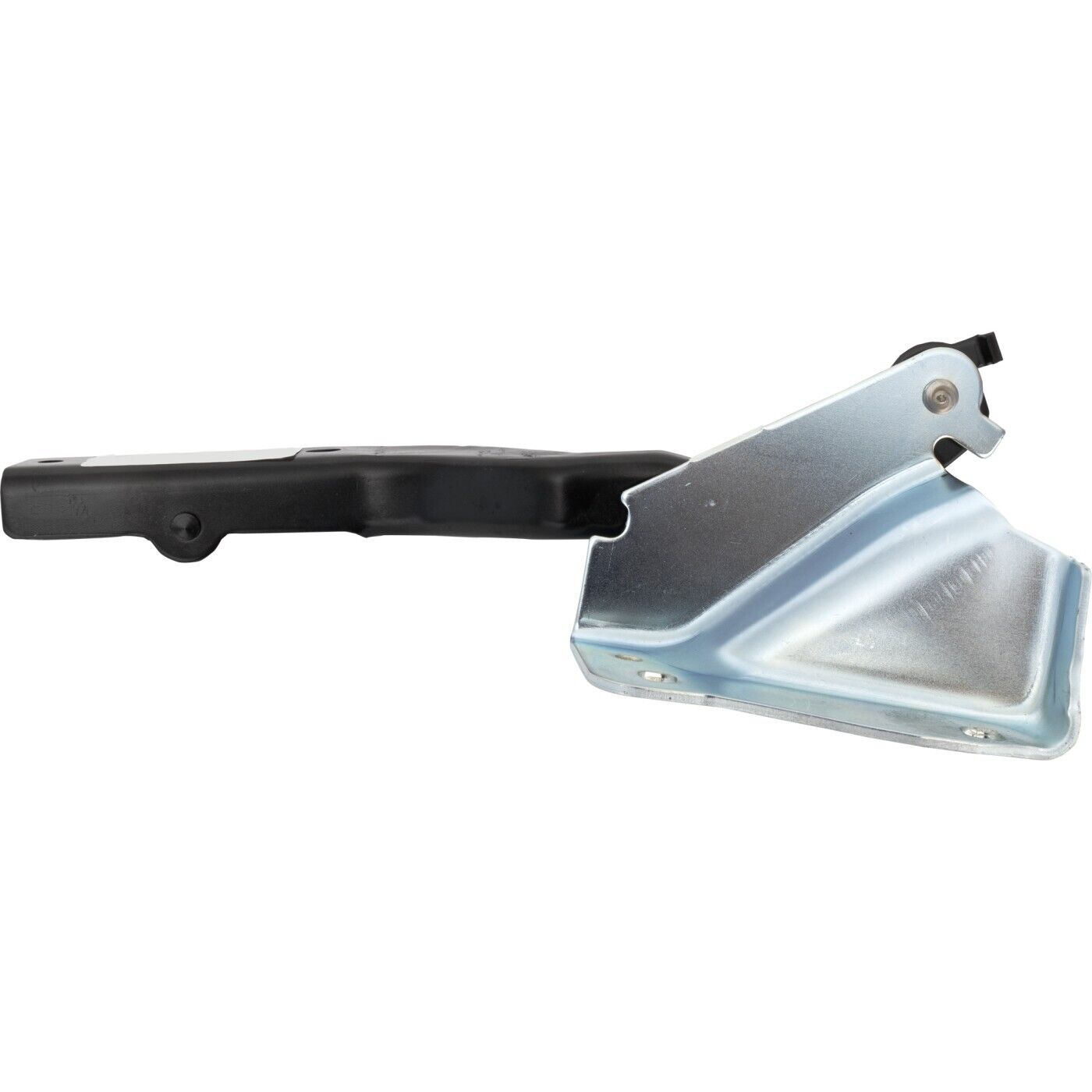 2017-2019 Nissan Titan Hood Hinge Driver Side Steel Black Chrome , NI1236202. Designed for OEM alignment.