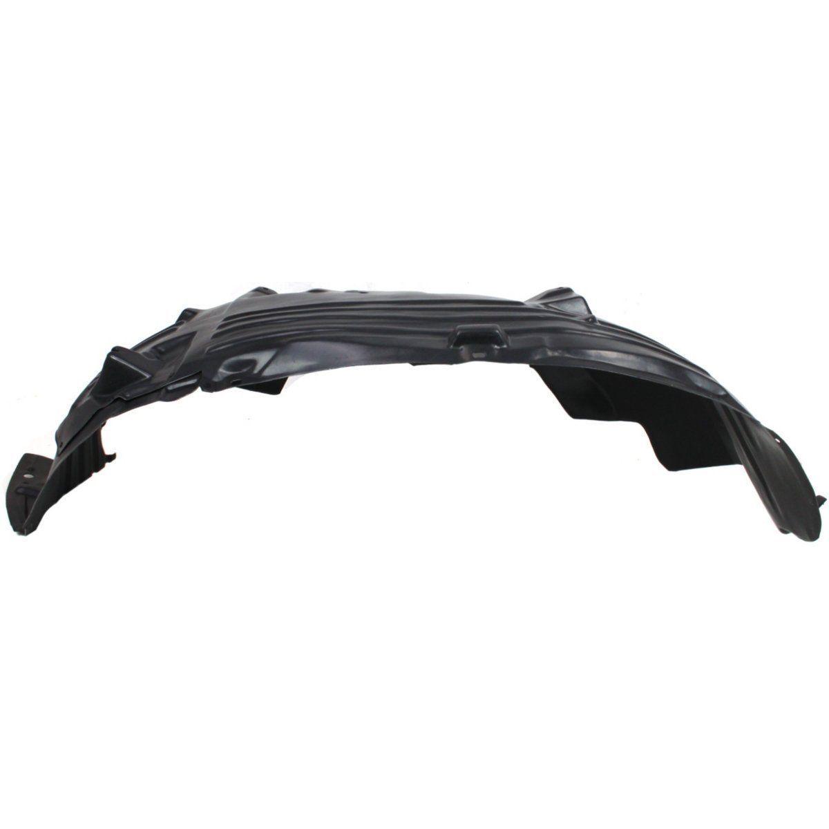 2004-2014 Nissan Titan Fender Liner Front Driver Side , NI1250126. Installed view for reference.