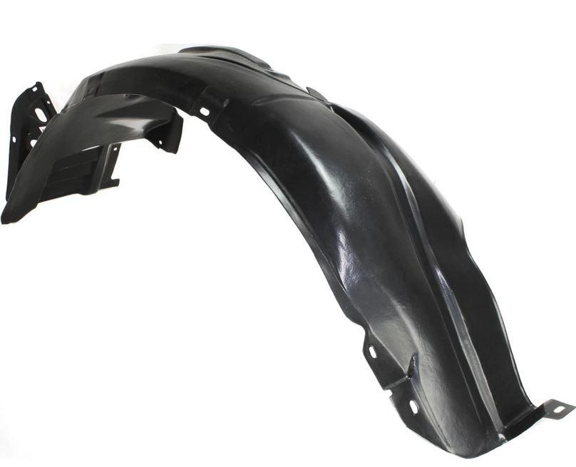 2008-2013 Nissan Altima Coupe Fender Liner Driver Side , NI1250135. Installed view for reference.