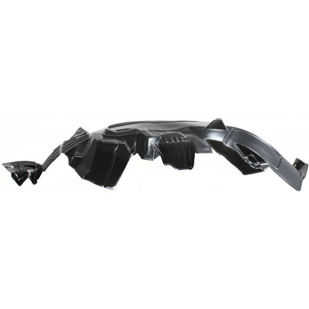 2004-2015 Nissan Titan Fender Liner Front Passenger Side , NI1251126. Side view of the replacement part.