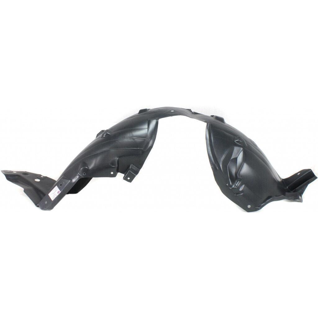 2007-2009 Nissan Sentra Fender Liner Passenger Side , NI1251134. Installed view for reference.