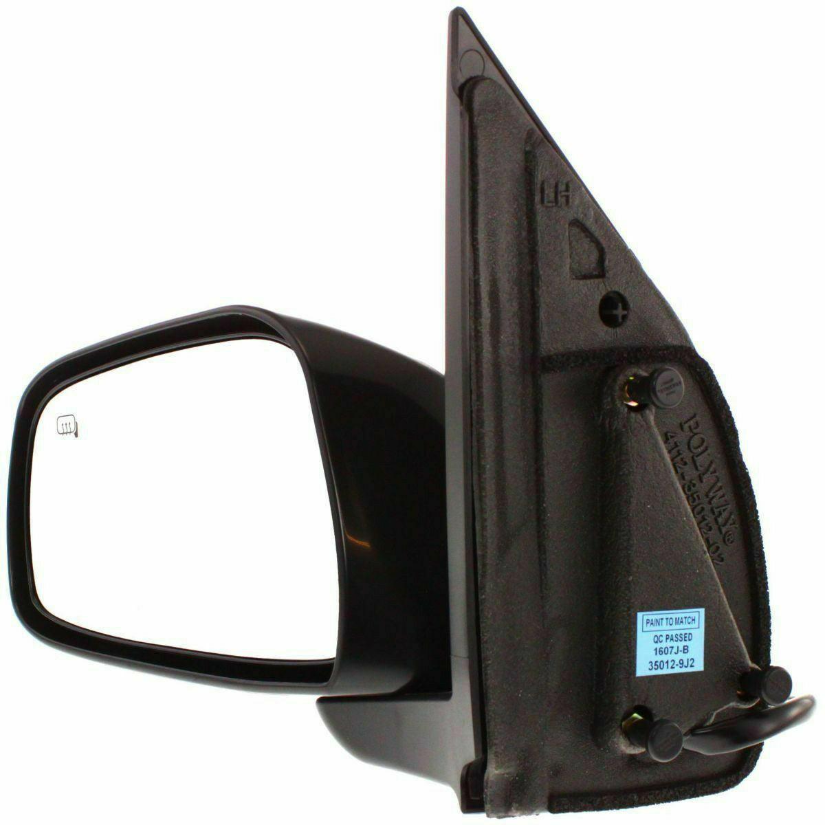 2005-2012 Nissan Pathfinder Mirror Driver Side Power , NI1320201. OEM-quality exterior component.