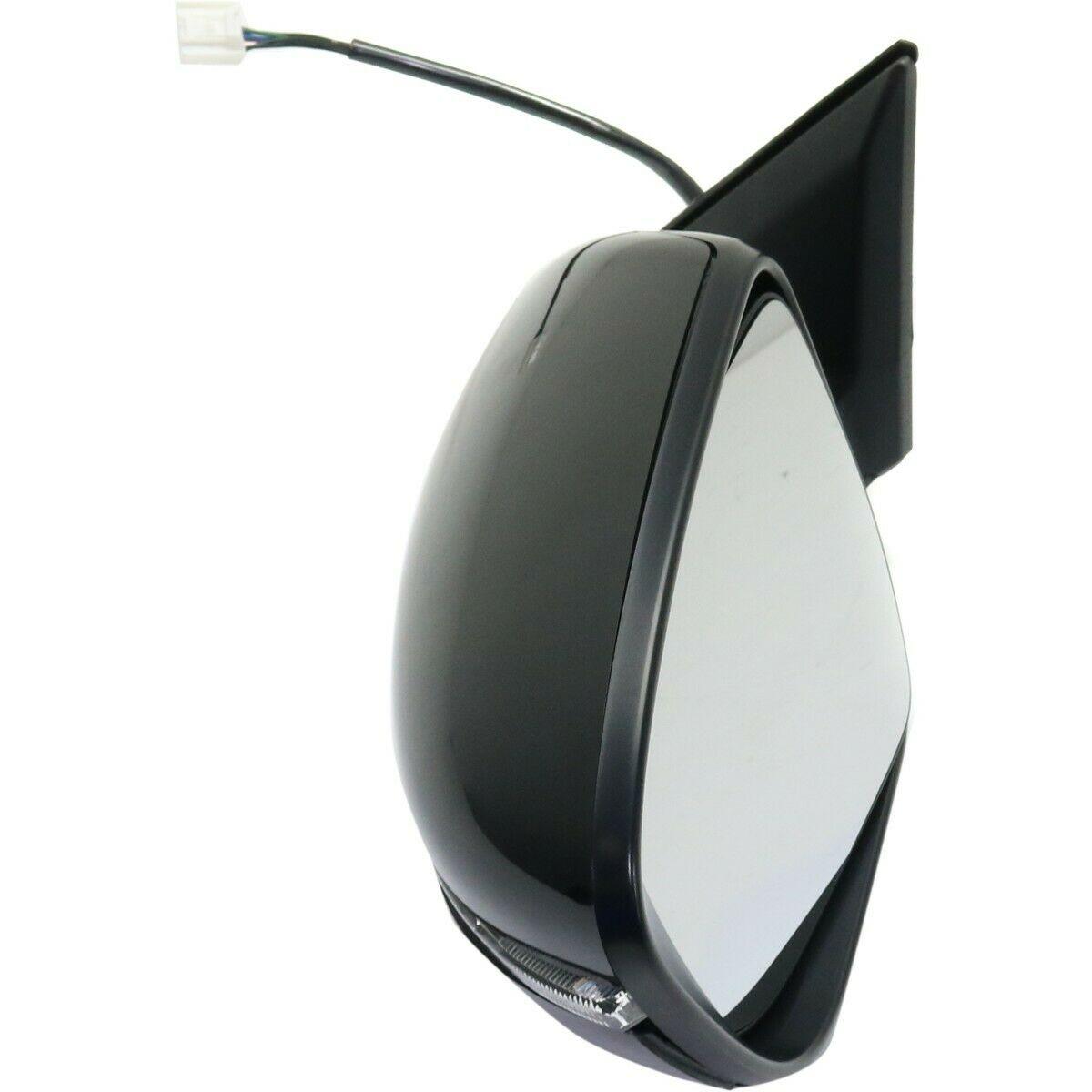 2014-2016 Nissan Rogue Door Mirror Driver Side Power , NI1320285. Side view of the replacement part.