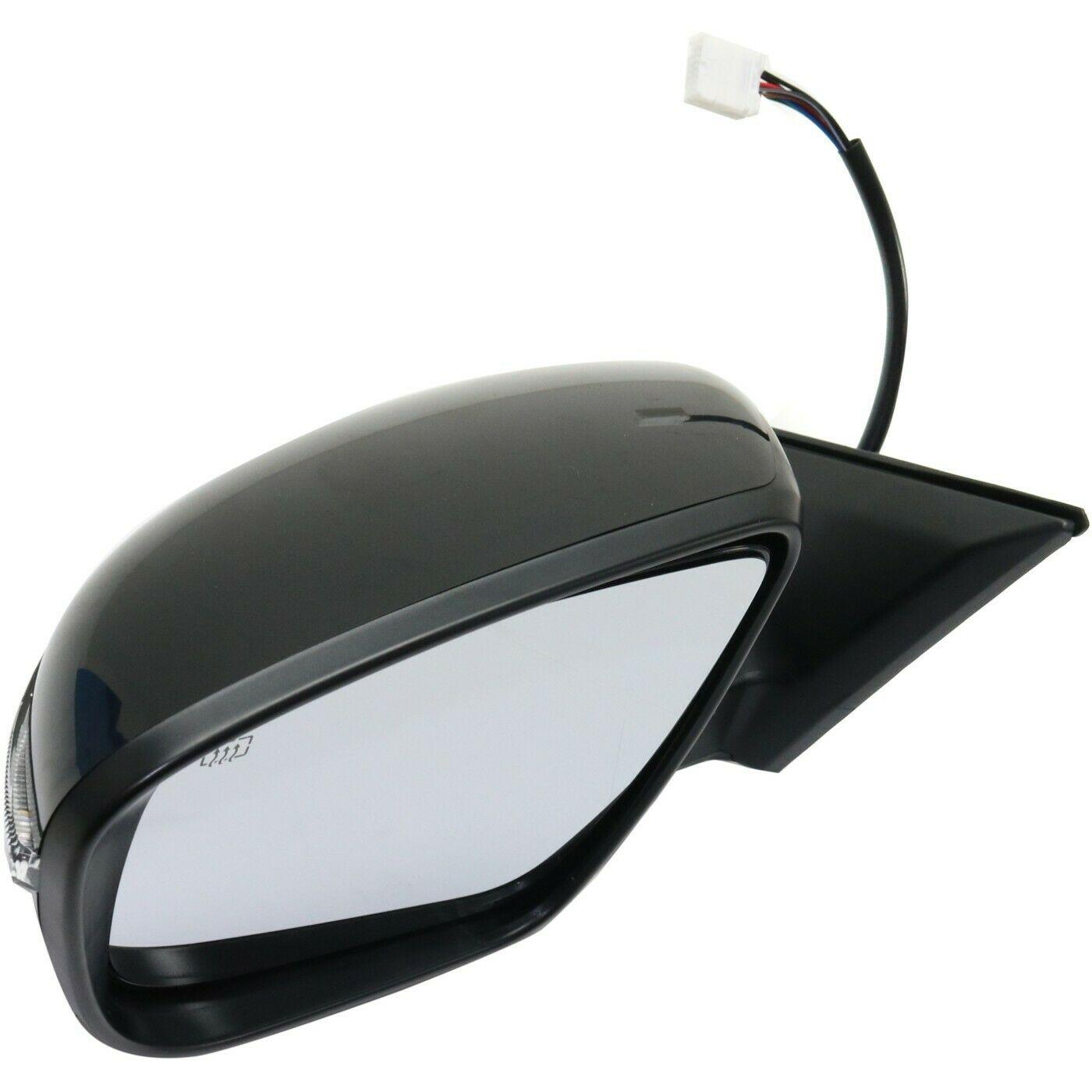 2017-2020 Nissan Rogue Door Mirror Driver Side Power , NI1320287. Side view of the replacement part.