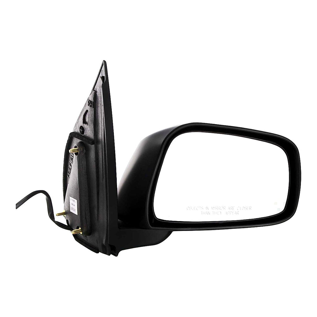 2005-2012 Nissan Pathfinder Rear Passenger Side Door Mirror, ni1321153. Front view.