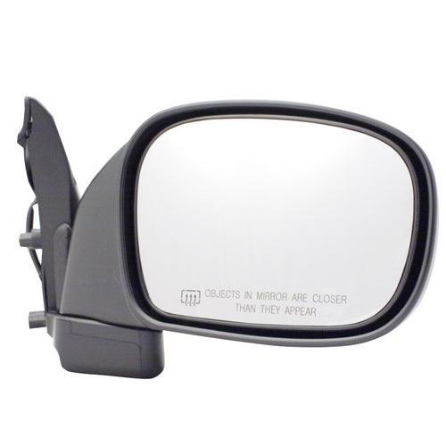 1996-1999 Nissan Pathfinder Mirror Passenger Side Manual , NI1321159. Side view of the replacement part.