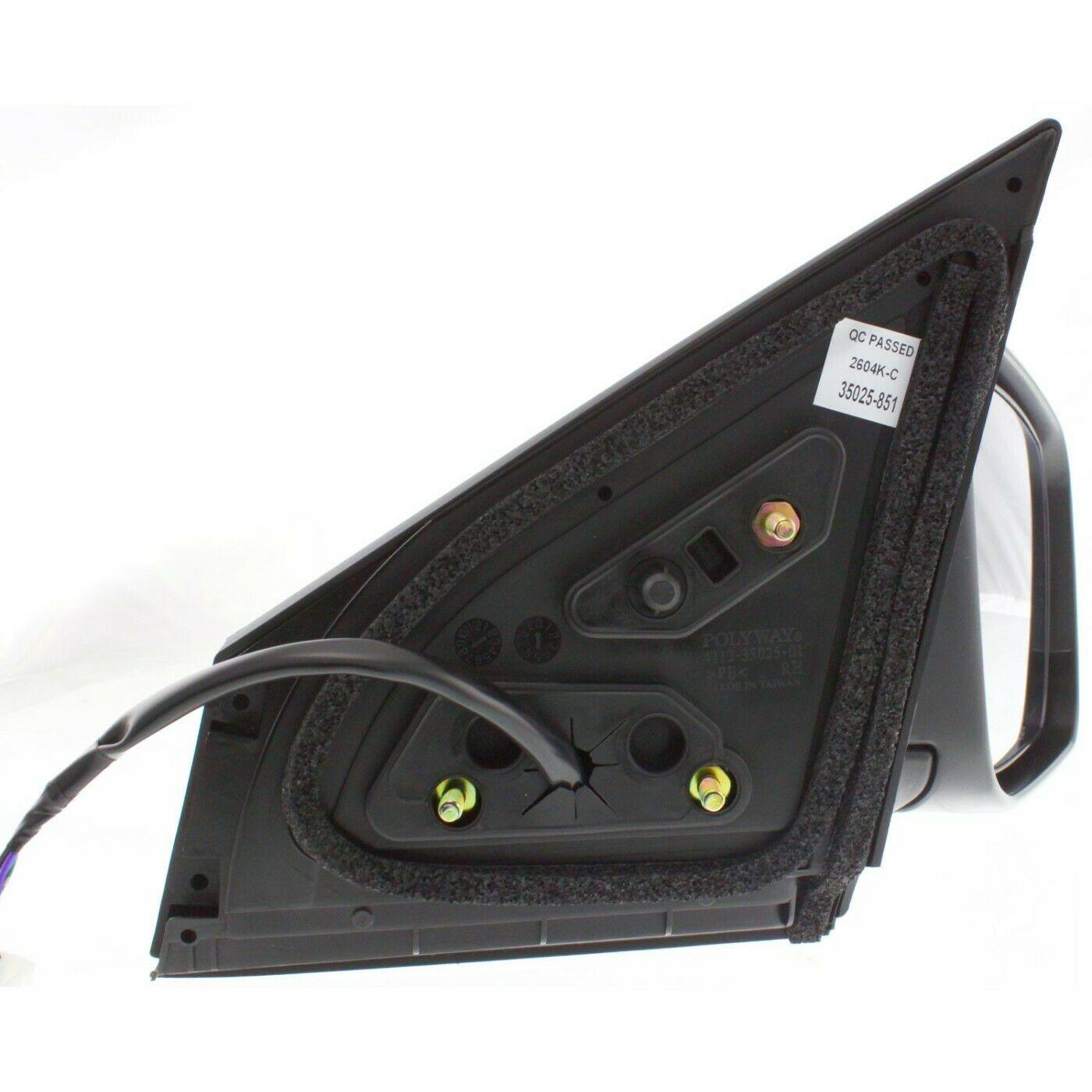 2008-2013 Nissan Rogue Mirror Passenger Side Power , NI1321199. Installed view for reference.