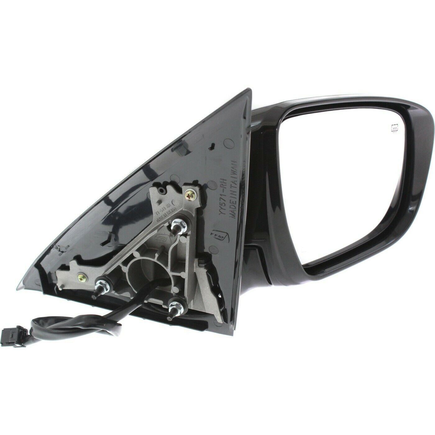 2017 Nissan Pathfinder Mirror Passenger Side Power , NI1321274. OEM-quality exterior component.