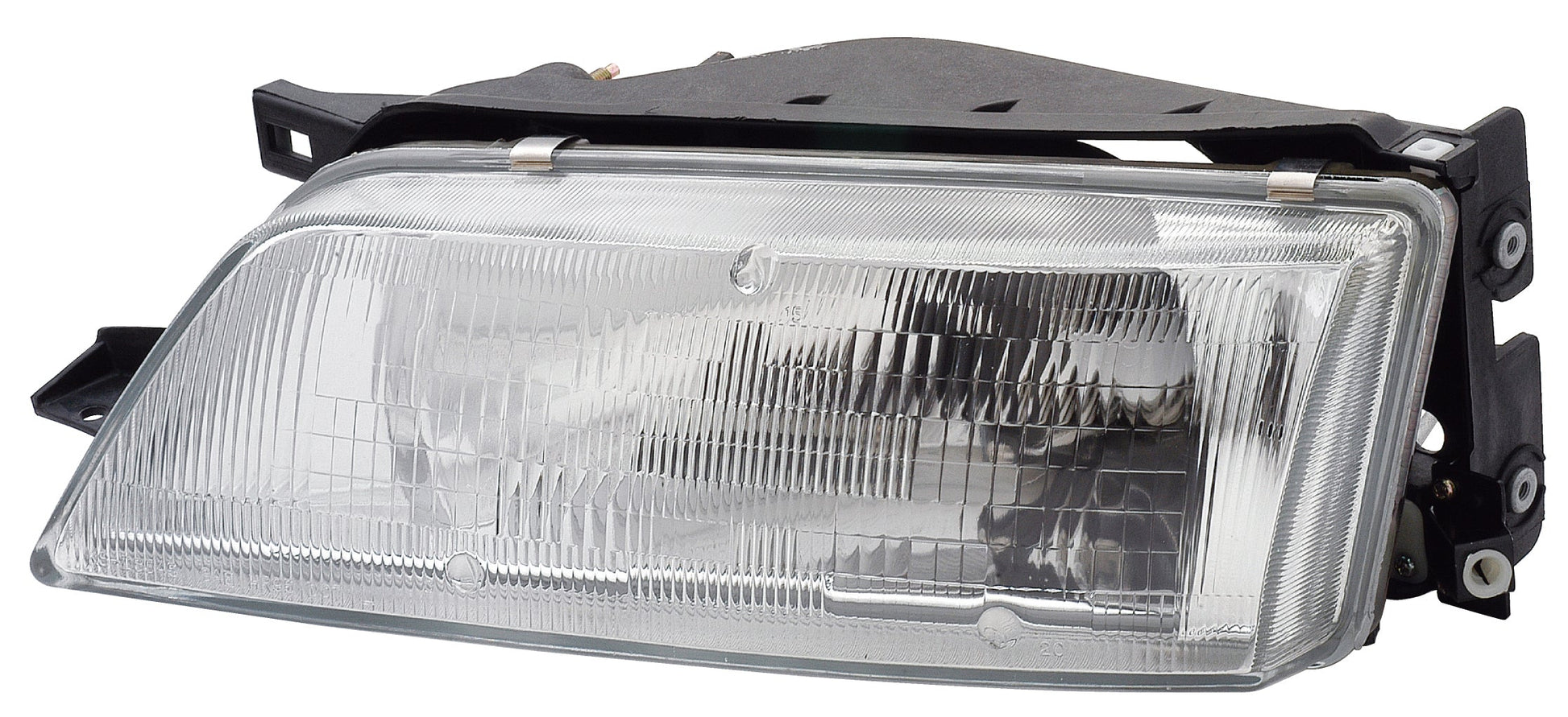1995-1996 Nissan Maxima Head Lamp Driver Side , NI2502116. Side view of the replacement part.