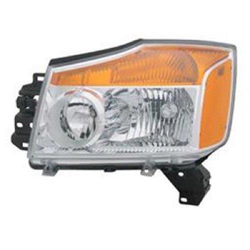 2008-2015 Nissan Titan Head Lamp Driver Side , NI2502168. OEM-style replacement.