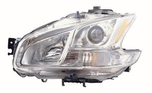 2009-2014 Nissan Maxima Head Lamp Driver Side Xenon , NI2502186. Side view of the replacement part.