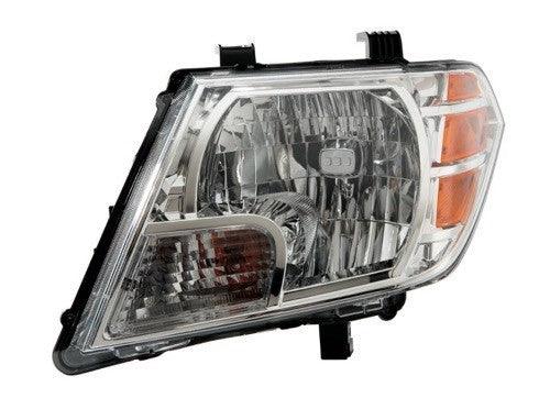 2009-2021 Nissan Frontier Head Lamp Driver Side Halogen , NI2502188. Side view of the replacement part.