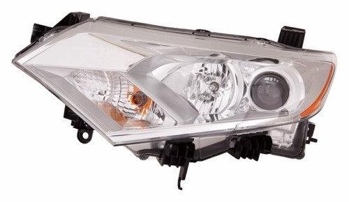 2011-2012 Nissan Quest Head Lamp Driver Side Halogen , NI2502199. Lightweight yet durable construction.