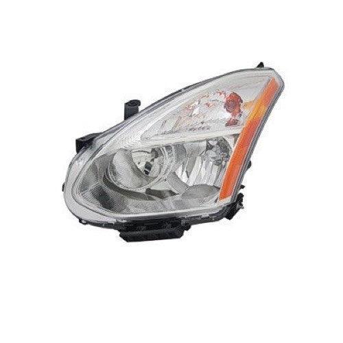 2011-2012 Nissan Rogue Head Lamp Driver Side Halogen , NI2502202. Factory-style replacement part.