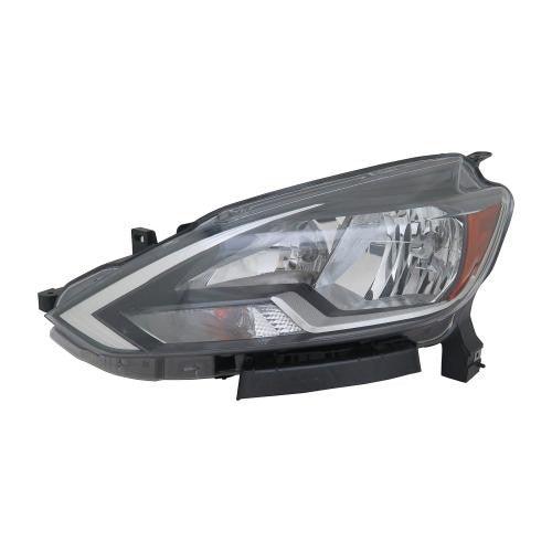 2016-2019 Nissan Sentra Head Lamp Driver Side Halogen , NI2502244. Made with quality materials.