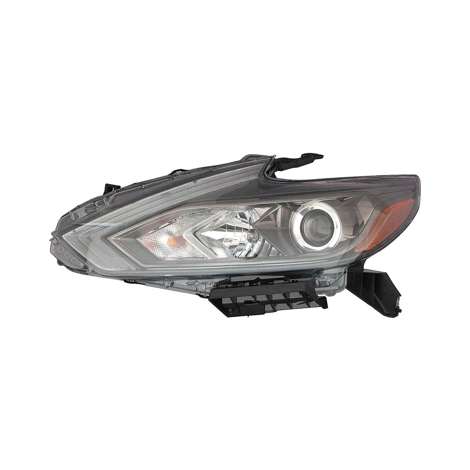 2016-2018 Nissan Altima Sedan Head Lamp Driver Side , NI2502249. Angle view for visual reference.