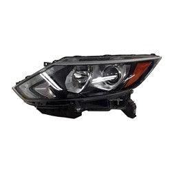 2017-2019 Nissan Rogue Sport Head Lamp Driver Side Halogen Without Led , NI2502258. Side view of the replacement part.