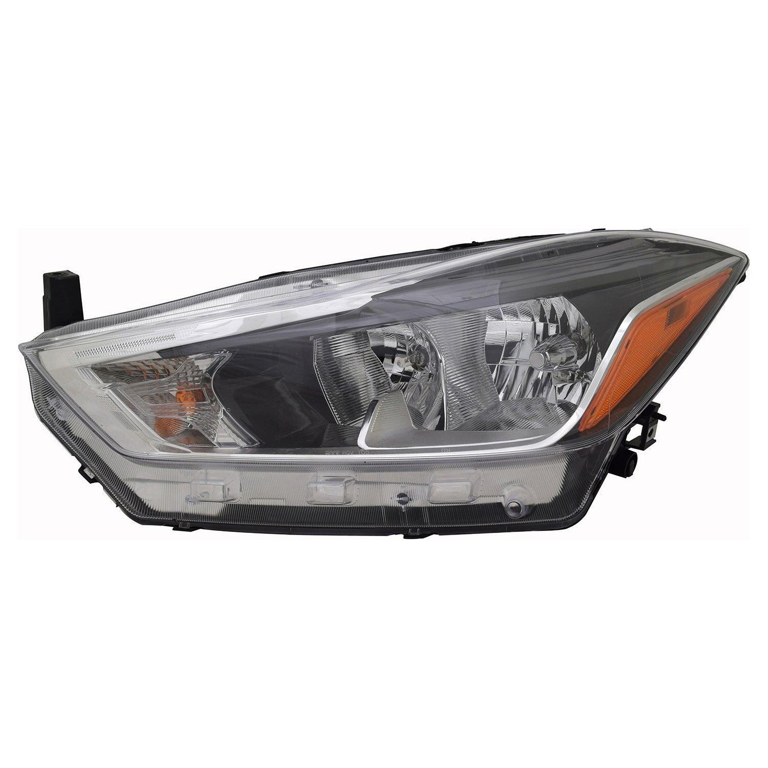 2018-2019 Nissan Kicks Head Lamp Driver Side Halogen , NI2502264. OEM-style replacement.