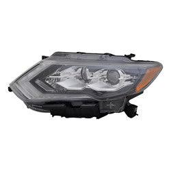 2019-2020 Nissan Rogue Hybrid Head Lamp Driver Side Led Non-Sport Model , NI2502272. Side view of the replacement part.