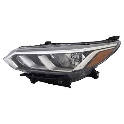 2020-2023 Nissan Sentra Head Lamp Driver Side Halogen , NI2502276. Angle view for visual reference.