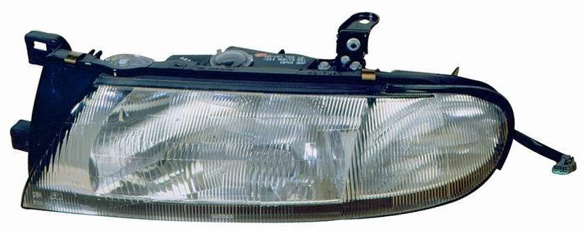 1993-1997 Nissan Altima Sedan Head Lamp Passenger Side Xe-Gxe Models , NI2503114. Installed view for reference.