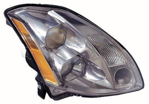 2004 Nissan Maxima Head Lamp Passenger Side Halogen , NI2503150. Installed view for reference.