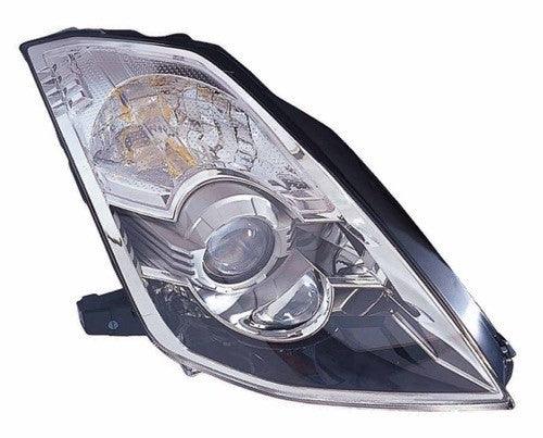 2006-2009 Nissan 350Z Head Lamp Passenger Side Xenon , NI2503159. Precision fitment for collision repair.
