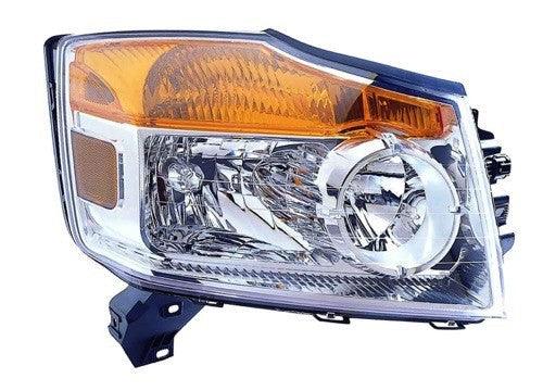 2008-2015 Nissan Armada Head Lamp Passenger Side , NI2503175. Precision fitment for collision repair.