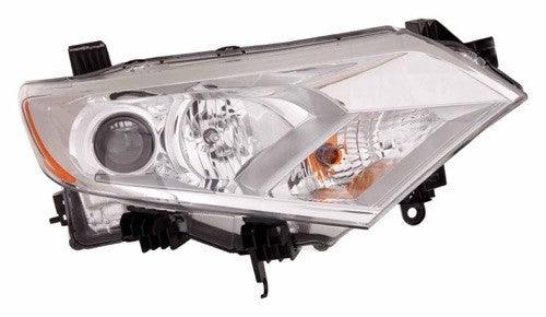 2011-2012 Nissan Quest Head Lamp Passenger Side Halogen , NI2503199. High-quality aftermarket part.