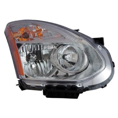 2013 Nissan Rogue Head Lamp Passenger Side Halogen , NI2503217. OEM-quality exterior component.
