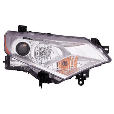 2012-2017 Nissan Quest Head Lamp Passenger Side Halogen , NI2503229. Durable and impact-resistant.