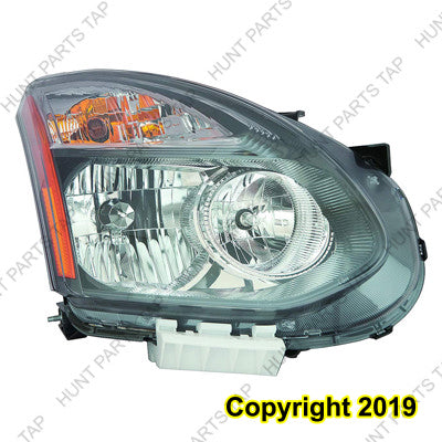 2014-2015 Nissan Rogue Select Head Lamp Passenger Side Halogen With Black Bezel Select , NI2503231. Tested for reliable performance.