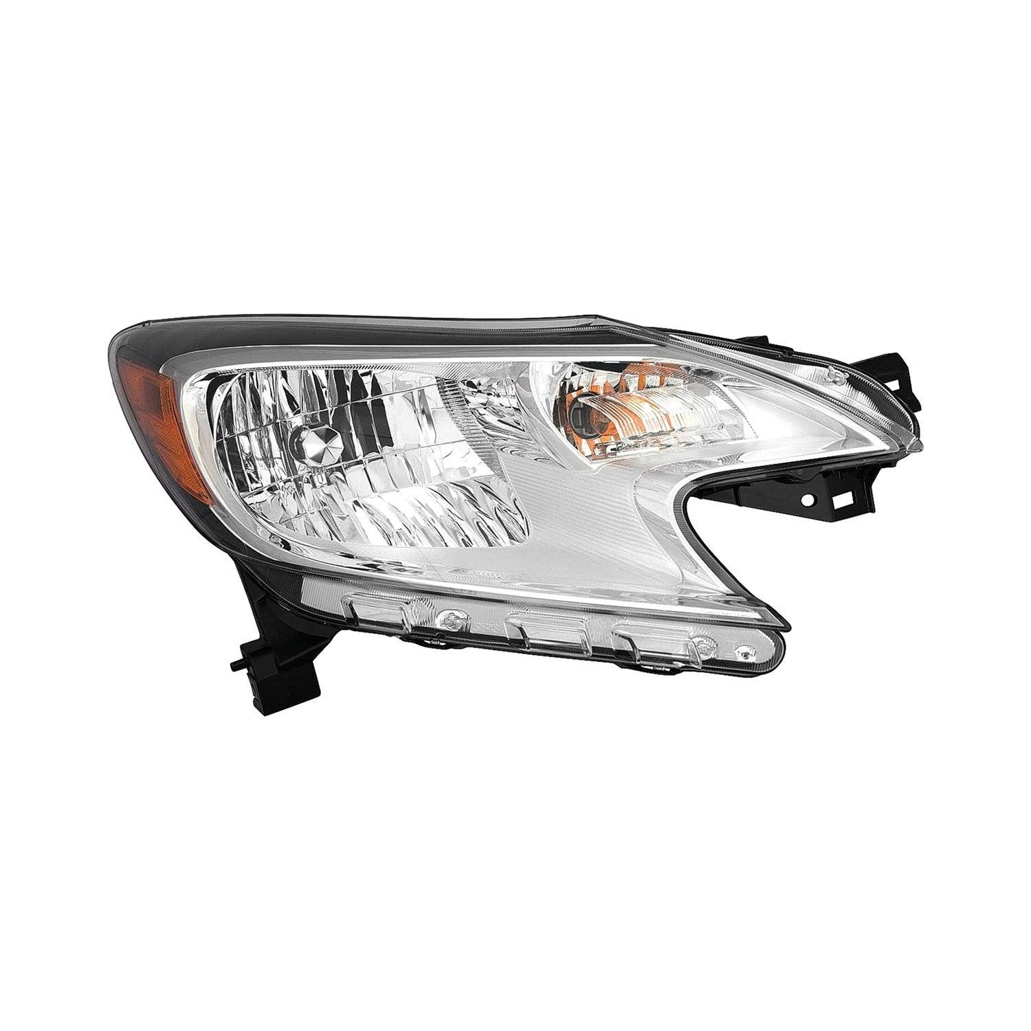 2014-2016 Nissan Versa Hatchback Head Lamp Passenger Side Sr Model , NI2503238. Durable and impact-resistant.