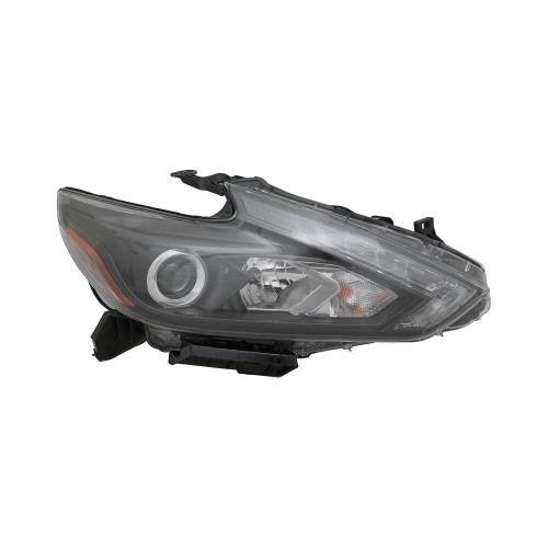 2016-2018 Nissan Altima Sedan Head Lamp Passenger Side Led With Drl/Smoked Bezel , NI2503243. Perfect fit and finish.