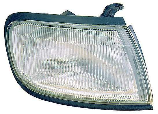 1995-1996 Nissan Maxima Side Marker Lamp Passenger Side , NI2521112. Side view of the replacement part.
